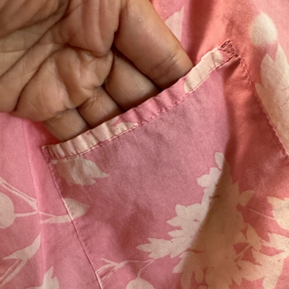 GAP Pink Floral Lace-Trim Lounge Shorts - Picture 4 of 7